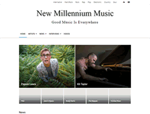 Tablet Screenshot of newmillenniummusic.com